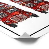 Drei Busse Poster (Ecke)