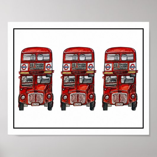 Drei Busse Poster (Vorne)