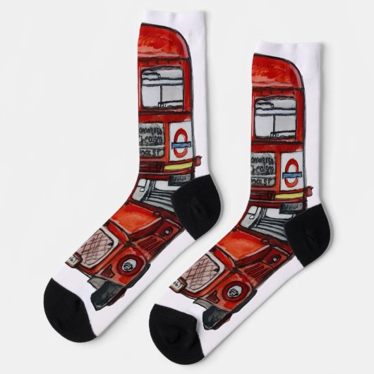 Drei Busse Socken (Linkes Detail)