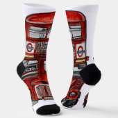 Drei Busse Socken (Gewinkelt)