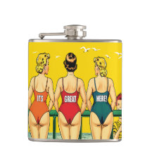 Drei Button-up Girls von Behind, Beach Spaß, Funny