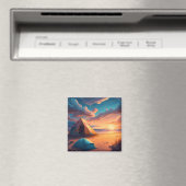 Drei Campings Magnet (In Situ (Geschirrspüler))