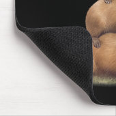 Drei Capybaras Funny Capybara Spaß Mousepad (Ecke)