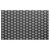 Drei Cartoon Little Ghost Black Fabric Stoff (Yard (91,4 cm))