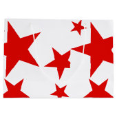 Drei Chefs Custom Gift Bag Red #1 Große Geschenktüte (Rückseite)