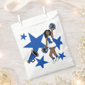 Drei Chefs Custom White Favor Bag Blue 1 Geschenktütchen (Ausgeschnitten)