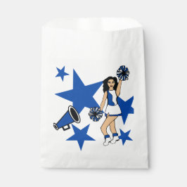 Drei Chefs Custom White Favor Bag Blue #2 Geschenktütchen