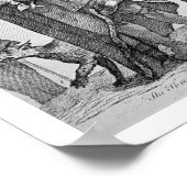 Drei Cherokee Chiefs, 1762 (Gravur) Poster (Ecke)