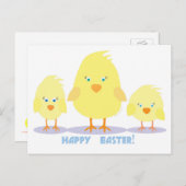 Drei Chicks Postkarte (Vorne/Hinten)