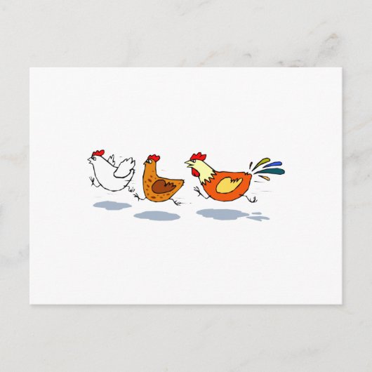 Drei Chicks Postkarte (Vorderseite)