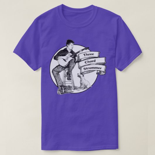 DREI CHORD STRUMMER T-Shirt (Design vorne)