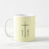 Drei Christliche Kreuze Kaffeetasse (Links)