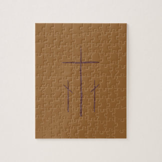 Drei Christliche Kreuzungen Calvary Puzzle