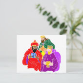 Drei Christliche Kunstwerke Postkarte (Stehend Vorderseite)