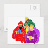 Drei Christliche Kunstwerke Postkarte (Vorne/Hinten)