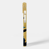 DREI CHRISTMAS ANGELEGENHEITEN IM BLAUEN PARCHMENT Case-Mate iPhone HÜLLE (Rückseite / Links)