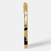 DREI CHRISTMAS ANGELEGENHEITEN IM BLAUEN PARCHMENT Case-Mate iPhone HÜLLE (Rückseite / Links)