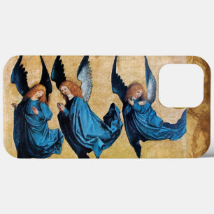 DREI CHRISTMAS ANGELEGENHEITEN IM BLAUEN PARCHMENT Case-Mate iPhone HÜLLE