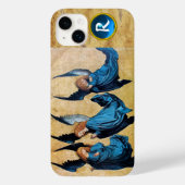 DREI CHRISTMAS ANGELEGENHEITEN IM MONOGRAMM DER BL Case-Mate iPhone HÜLLE (Rückseite)