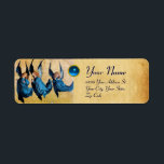 DREI CHRISTMAS ANGELN IM BLAUEN PARCHMENT, Saphir<br><div class="desc">Elegantes,  künstlerisches und klassisches Design,  das aus einem mittelalterlichen Gemälde mit leuchtendem 3D-Edelstein entstanden ist.</div>