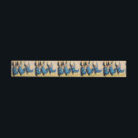 DREI CHRISTMAS ANGELN IN BLAU Rundum-Adressaufkleber<br><div class="desc">Elegantes,  künstlerisches und klassisches Design,  das aus einem Renaissance-Gemälde entworfen wurde.</div>