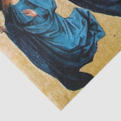 DREI CHRISTMAS ANGELN IN BLAU SEIDENPAPIER (Detail)