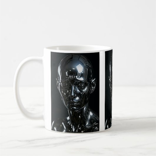 Drei Chrome-Klone Statement Kaffeetasse (Links)