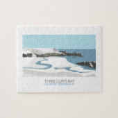 Drei Cliffs Bay Winter Scene - Jigsaw Puzzle (Horizontal)