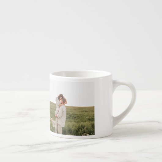 Drei Collage Couple Foto | Valentines Gift Espressotasse (Rechts)