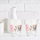 Drei Collage Foto | Dog Valentines Gift Schnapsglas