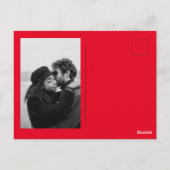 Drei Collage Foto | Farbenfrohe Liebe Ihr Valentin Postkarte (Rückseite)