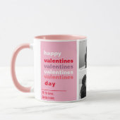 Drei Collage Foto | Farbenfrohe Valentingeschenke Tasse (Links)