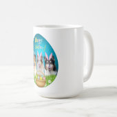 Drei Collie-Oster-Kaffeetasse Kaffeetasse (VorderseiteRechts)
