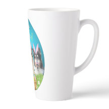 Drei Collie Oster Latte Tasse