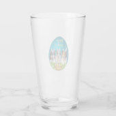 Drei Collie-Osterhasen  Glas (Rückseite)