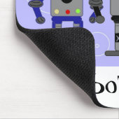 Drei Coole Roboter Mousepad (Ecke)