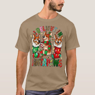 Drei Corgi in Sock Weihnachten Weihnachten Weihnac T-Shirt