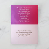 Drei Crosses 'He's Alive' Osterkarte Feiertagskarte (Innenseite)