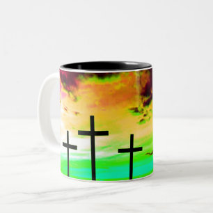 Drei Crosses Rainbow Sunset Coffee Tasse