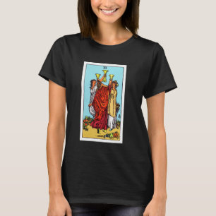 Drei Cups Vintage Tarot Card - Original Rider T-Shirt