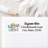 Drei Dackeln Pastellohren Doodle (Insitu)