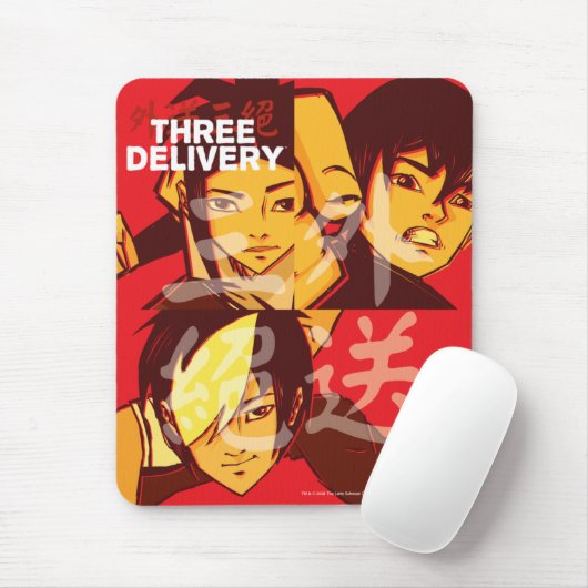 Drei Delivery™ Gruppe Mousepad (Mit Mouse)