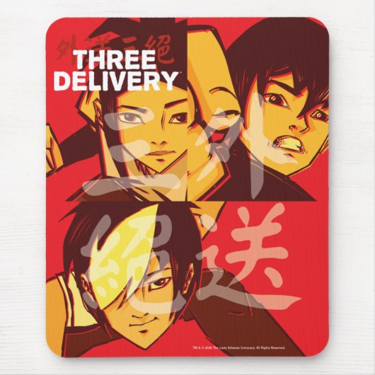 Drei Delivery™ Gruppe Mousepad (Vorne)