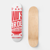 Drei Delivery™ Wus Skateboard (Vorderseite)