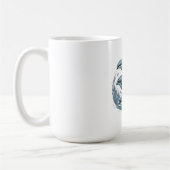 Drei Delphine Kaffeetasse (Links)