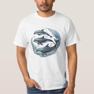 Drei Delphine T-Shirt
