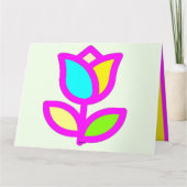 Drei Designs eine Karte mit hellen Farben (Rückseite)