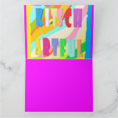 Drei Designs eine Karte mit hellen Farben (Innenseite)