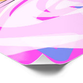 Drei dimensionale geometrische Abstrakte Malerei Poster (Ecke)