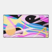 Drei dimensionale geometrische Abstrakte Malerei Schreibtischunterlage (Vorderseite)